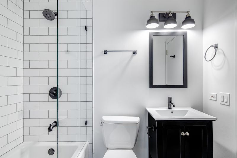 Bathroom featuring Modern Fixtures